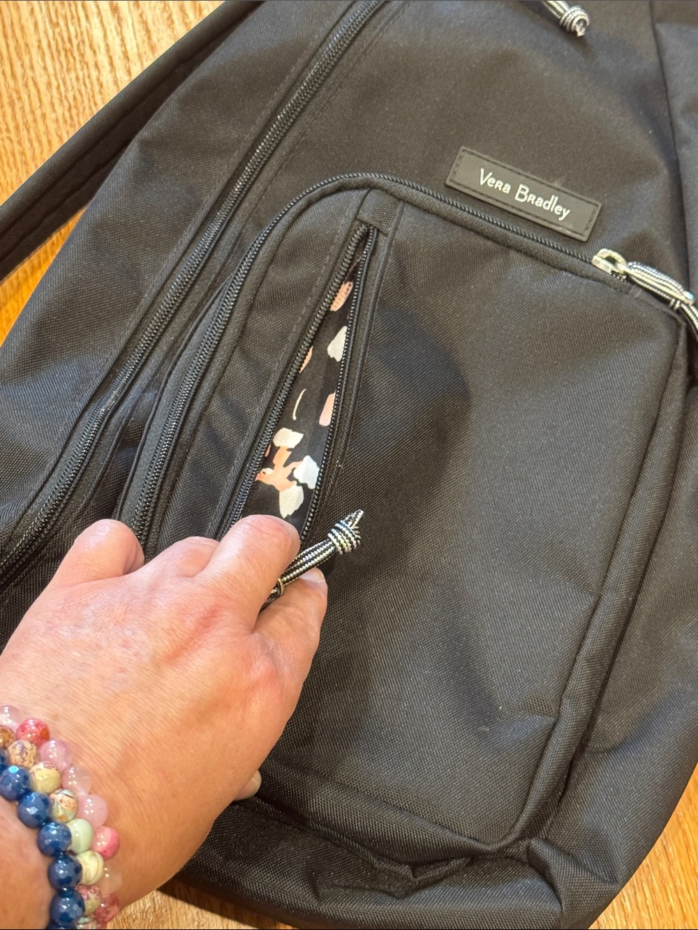 Vera Bradley Black Sling Crossbody Bag - Picture 3 of 9